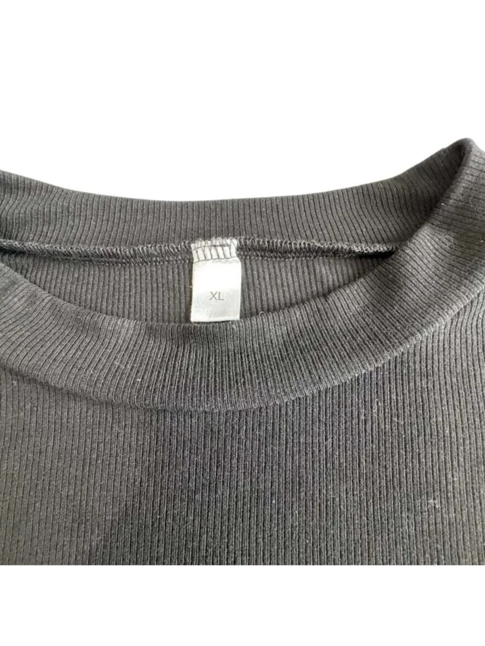 Black Ruffle Sleeve Top‎ | Women's Long Sleeve Blouse | Size XL - Picture 3 of 5